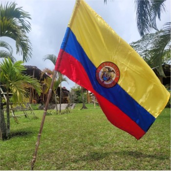 Bandera de Colombia Santín
